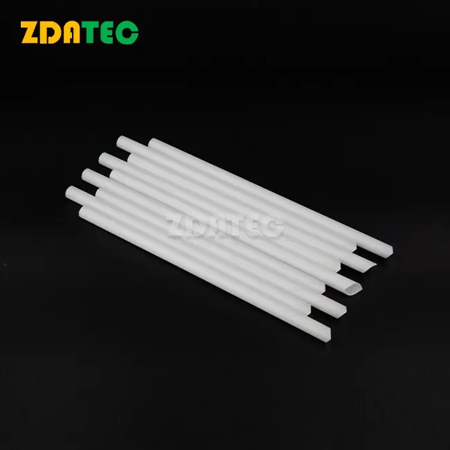 Circulation biodegradable white coffee straw